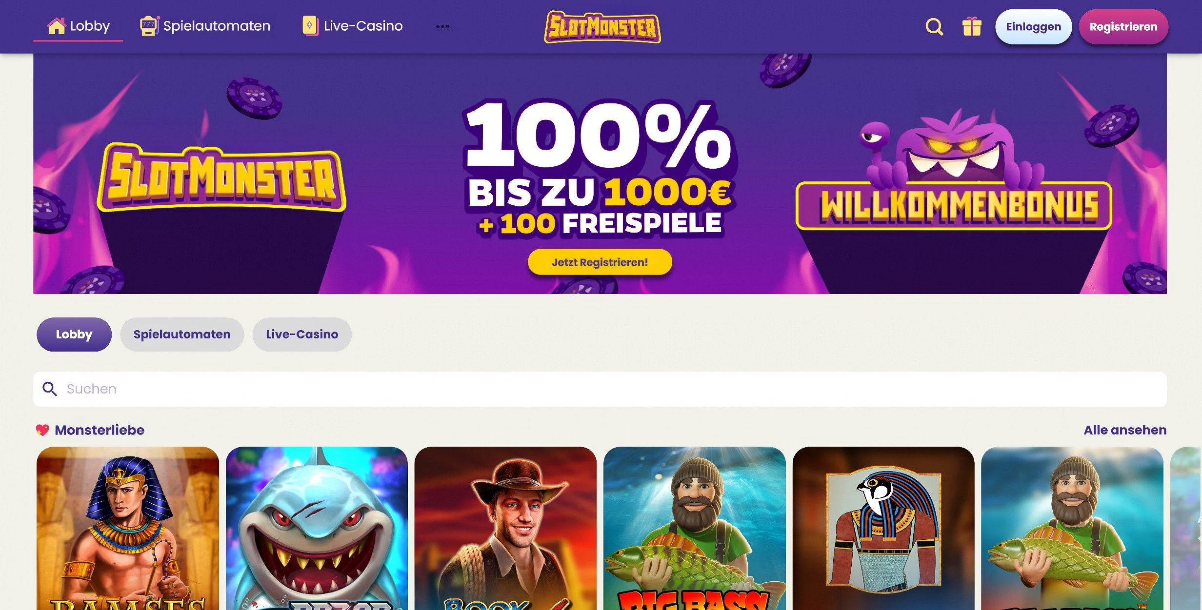 SlotMonster desktop screenshot 1